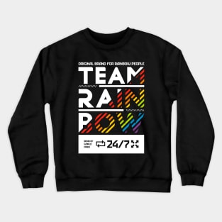 LGBT Team Rainbow Urban Crewneck Sweatshirt